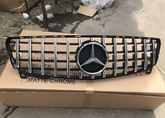 Mercedes W176 решетка радиатора GT хром 16-19